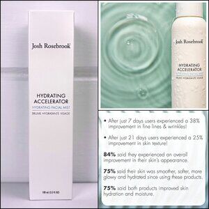 Josh Rosebrook HYDRATING ACCELERATOR Facial Mist Spray Toner Aloe Cult Favorite